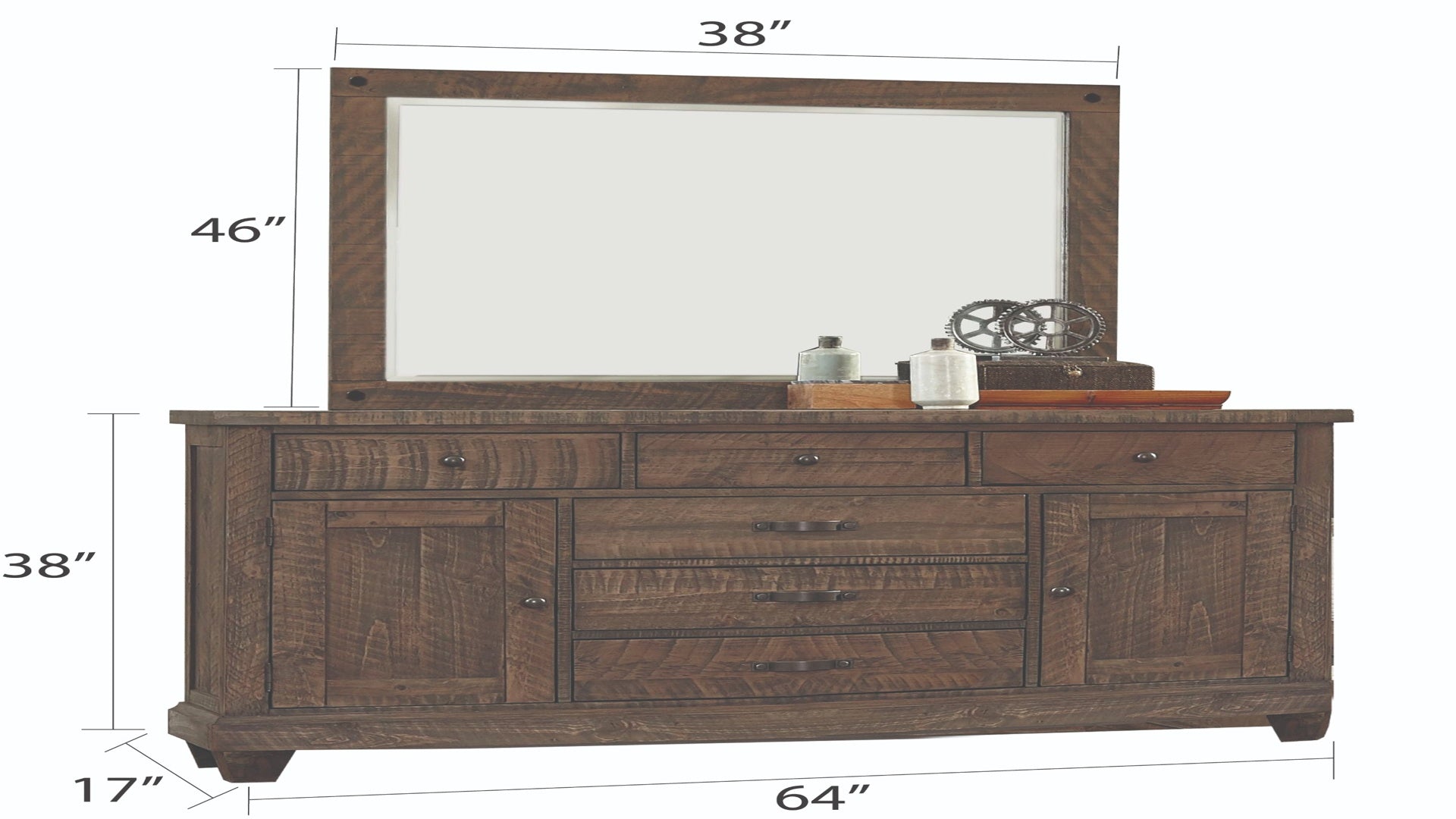 Veloura Dresser + Mirror